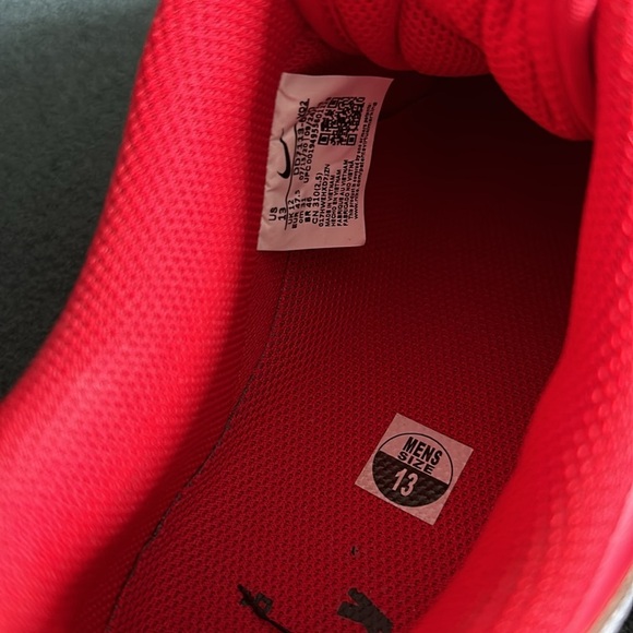 Nike Air Force 1 Low University Red Light Smoke Gray Men’s Size 13 - Picture 7 of 12